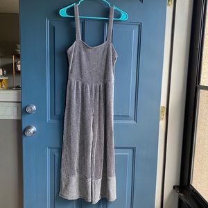 L stretchy jumpsuit off-white black striped romper